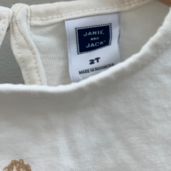 Janie and Jack Snowflake Lane Holiday Tee [2T] - Picture 3 of 3